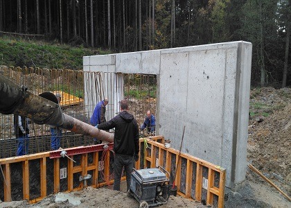 ANDR beton - výstavba